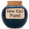 Cottage Creek Jars | Blue New Car Fund Piggy Bank | Car Accessories Ceramic Jar for Office & Home Decor | Gifts for Men, Dad, Boyfriend, Teens, Women, Friends, Mens Gifts for Father's Day view 1