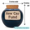 Cottage Creek Jars | Blue New Car Fund Piggy Bank | Car Accessories Ceramic Jar for Office & Home Decor | Gifts for Men, Dad, Boyfriend, Teens, Women, Friends, Mens Gifts for Father's Day view 4