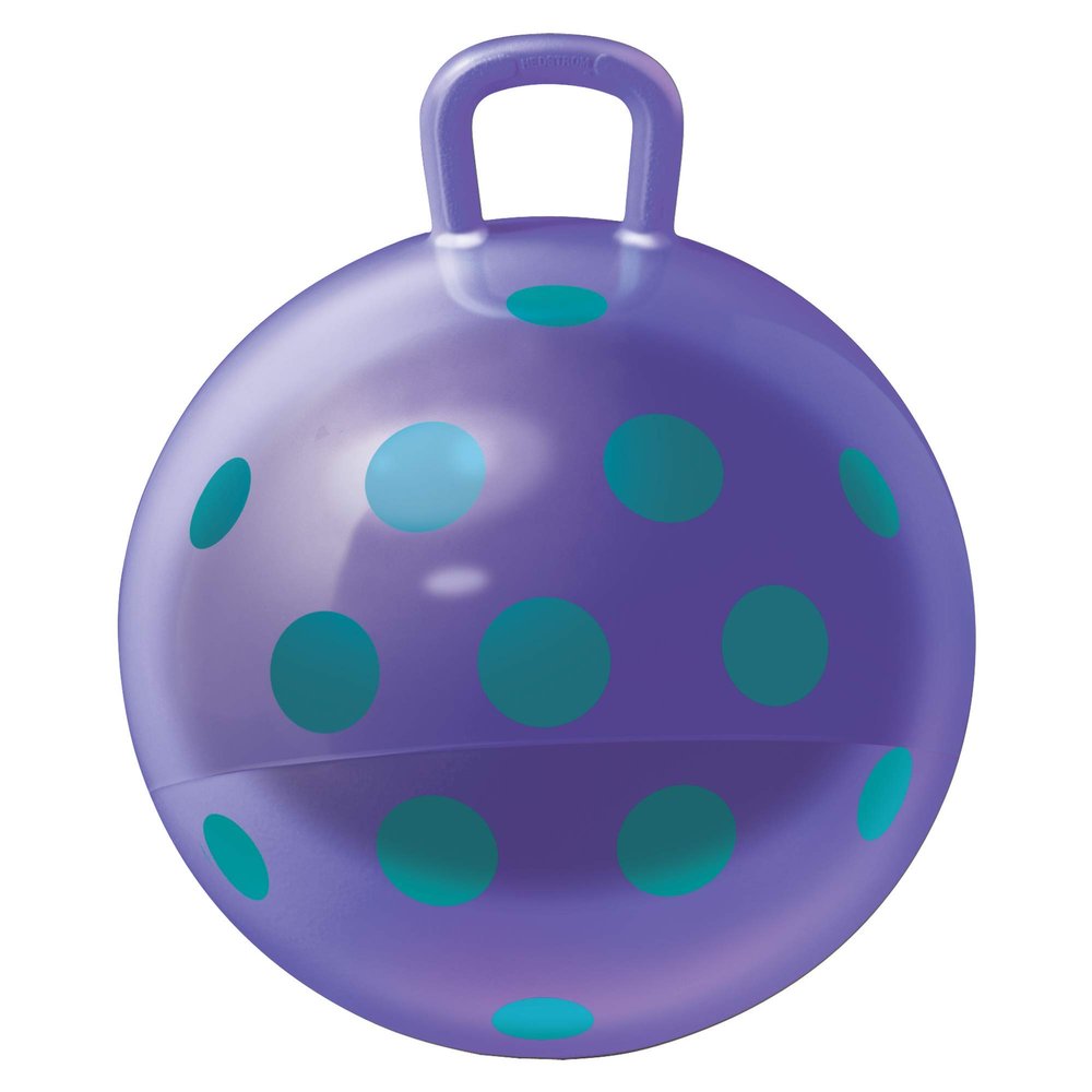 Hedstrom 15"" Metallic Purple Polka Dot Hopper (55-14602)