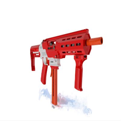 GameFace Prime GFJBR Spring-Powered Foam Dart Blaster, Red