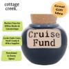 Cottage Creek Jars | Cruise Fund Piggy Bank for Adults, Travel Essentials Vacation Money Jar for Women, Men, Couples | Ceramic Travel Fund Bank, 6-Inch Cruise Essentials Jar view 3