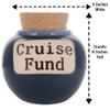 Cottage Creek Jars | Cruise Fund Piggy Bank for Adults, Travel Essentials Vacation Money Jar for Women, Men, Couples | Ceramic Travel Fund Bank, 6-Inch Cruise Essentials Jar view 4