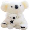 11 inch Mum and Baby Koala Plush Toy Stuffed Animal Toy Plush Animal Doll (White) view 1