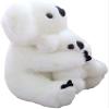 11 inch Mum and Baby Koala Plush Toy Stuffed Animal Toy Plush Animal Doll (White) view 2