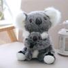 11 inch Mum and Baby Koala Plush Toy Stuffed Animal Toy Plush Animal Doll (Black) view 1