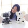 11 inch Mum and Baby Koala Plush Toy Stuffed Animal Toy Plush Animal Doll (Black) view 2