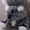 11 inch Mum and Baby Koala Plush Toy Stuffed Animal Toy Plush Animal Doll (Black) view 4