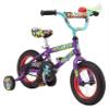 Pacific Funny Monsters Character Kids Bike for Boys and Girls, Ages 3-5 Year Old, 12-Inch Wheels, Steel Frame, Coaster Brakes, Adjustable & Quick Release Seat, Purple view 1
