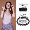 Hicarer Adjustable Mood Bracelet for Women 2 Pieces Dazzling Shimmer Color Changing Beads Based on Emotions Thermochromic Bead Bracelets forfor Men and Adults, christmas Idea Gift (Black Rope) view 2