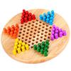 2 in 1 Chess Teaching aids Jump Checkers Backgammon Children's Wooden Large Jump Checkers Kind of Intellectual Backgammon Toys view 3