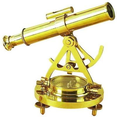 U.K MART Brass Telescope Compass with Functional Telescope Home Decorative Metal Decor