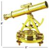 U.K MART Brass Telescope Compass with Functional Telescope Home Decorative Metal Decor view 2