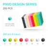 PIXIO-200 - Tiny Magnetic Blocks Building Toy in Pixel Art Style with Free App - 5/16" Plastic Cubes with 6 Magnets Inside - Open Ended Toy - Ages 6+ view 3