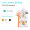 PIXIO Magnetic Cubes - Orange Animals - Building Toys in Pixel Art Style - Animal Figures - Arts and Crafts Kids Toys - Building Blocks - Learning Toys - 162 pcs view 3