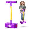 CUUGO LET'S GO! CG Foam Pogo Jumper for Kids, Toys for 3-12 Years Old Boys Girls Pogo Stick Outdoor Toys Gifts for 3-12 Year Old Boy Girl Fun Toys Christmas Birthday Gifts Stocking StuffersPurple view 1