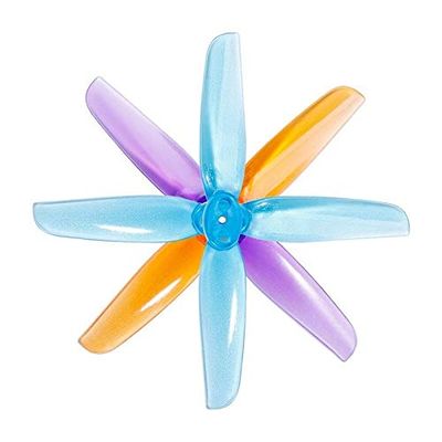 Parts & Accessories 4Pairs 8PCS HQ T65R 65mm 2 Blade Propeller Prop 1.5mm Hole Screw FPV Propeller for 1104 Motor TurboBee FPV RC Drone Toothpick - (Color: 4Pairs Purple)