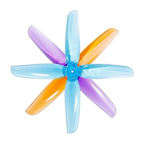 Parts & Accessories 4Pairs 8PCS HQ T65R 65mm 2 Blade Propeller Prop 1.5mm Hole Screw FPV Propeller for 1104 Motor TurboBee FPV RC Drone Toothpick - (Color: 4Pairs Purple)