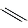 Parts & Accessories 2PCS 80-130MM Linkage Pull Rod Metal Pushrod Tie Rods for 1:10 SCX10 D90 Climbing RC Cars Connecting Accessories - (Color: Black 110mm) view 3