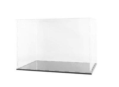 Clear Acrylic Display Case-Assemble Countertop Box for Display-Clear Display Box,Dustproof Protection Showcase for Toy Collectibles (12x8x8inch)