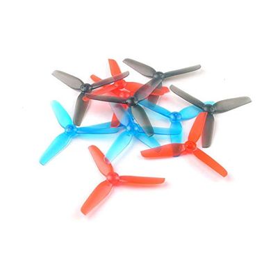 Parts & Accessories 6/12Pairs Happymodel 65mm 2.5 Inch 3-Blade Propeller 1.5mm Shaft for Toothpick Larva X HD FPV Racing Drone 1102 1103 Motor - (Color: 12Pairs Red)