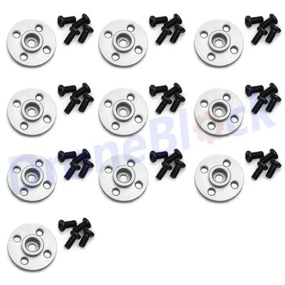 Parts & Accessories 10 Pcs Metal Steering Gear Disc Stent 25T Servo Arm Round Type for MG995 MG996R RC Robot Car