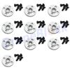 Parts & Accessories 10 Pcs Metal Steering Gear Disc Stent 25T Servo Arm Round Type for MG995 MG996R RC Robot Car view 1
