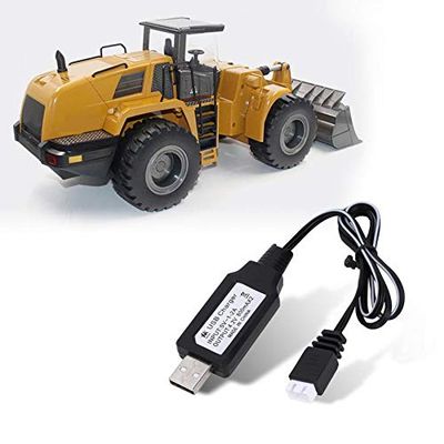 Parts & Accessories HUINA1583 Metal Remote Control USB Charger Charging Cable for HUINA 1583 RC Excavator Vehicles Truck Accessory Spare Parts