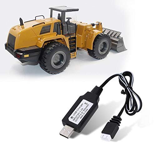 Parts & Accessories HUINA1583 Metal Remote Control USB Charger Charging Cable for HUINA 1583 RC Excavator Vehicles Truck Accessory Spare Parts