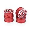 Parts & Accessories 4pcs 1/10 On-Road Drift Car 52MM Aluminum Alloy Metal Wheel Hub 1.9 Inch Climb Car Wheel Rim for Tamiya - (Color: Blue) view 2