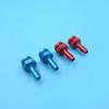 Parts & Accessories 10PCS Aluminum Water-Outlet Nozzles M6 Drainage Mouth Inner Dia. 3mm OD 4.5mm Water Cooling Tube for RC Boat Model Spare Parts - (Color: Short 20mm red) view 3