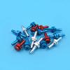 Parts & Accessories 10PCS Aluminum Water-Outlet Nozzles M6 Drainage Mouth Inner Dia. 3mm OD 4.5mm Water Cooling Tube for RC Boat Model Spare Parts - (Color: Short 20mm red) view 4