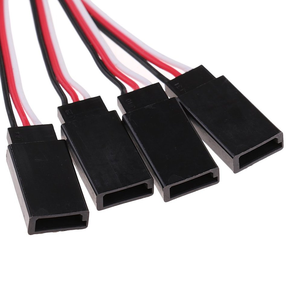 Parts & Accessories 150MM Triple 4-Way Servo Extension Y Style Cable Wire for JR Futaba RC Car Parts