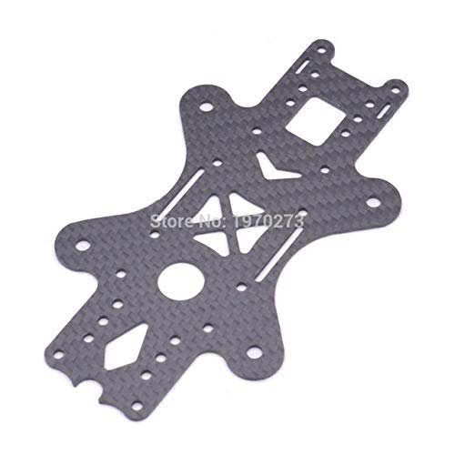 Parts & Accessories Carbon Fiber 2mm Top Bottom Plate Board Upper Lower for V2 XL5 232mm / XL6 283mm / XL7 294mm / XL8 360mm RC FPV Freestyle Frame - (Color: Bottom Plate)