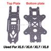 Parts & Accessories Carbon Fiber 2mm Top Bottom Plate Board Upper Lower for V2 XL5 232mm / XL6 283mm / XL7 294mm / XL8 360mm RC FPV Freestyle Frame - (Color: Bottom Plate) view 2