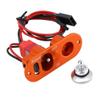 Parts & Accessories Small Heavy Duty Single ON-Off Power Switch w/Fuel Dot for RC Airplane Engine Vehicles & Remote Control Toys - (Color: Black, US) view 3