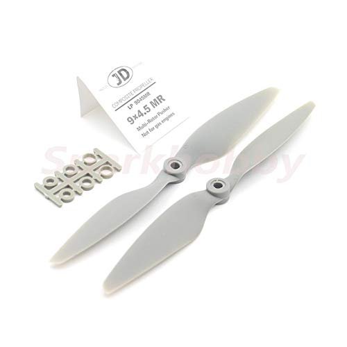 Parts & Accessories 10PCS/5 Pair JD MR Propeller 8045 9045 1045 1145 1245 with Paddle Ring Props Four Multi Axis RC Airplane CW/CCW Propellers - (Color: 9045 10PCS 5Pair, CN)