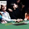Soozier Poker Table Foldable, 72" Blackjack Table for 7 Players with Chip & Cup Holder, Green Felt view 2