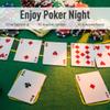 Soozier Poker Table Foldable, 72" Blackjack Table for 7 Players with Chip & Cup Holder, Green Felt view 4