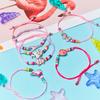 BBTO 20 Pcs Girl Friendship Colorful Bracelets Set Kids Rainbow Party Favors Easter Basket Stuffers Unicorn Animal Pendant Owl Cat Cute Adjustable Bracelets for Girls Women Valentine Easter Gift view 4