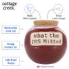 Cottage Creeks Jars - What The IRS Missed Piggy Bank, Ceramic Savings Bank, Retirement Gifts, Gifts for Men, Boss, Accountant view 2