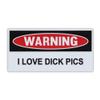 Crazy Novelty Guy Funny Warning Magnets, Practical Joke Magnet Set, 3 Magnets, Removable and Reusable! view 2