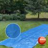 RESILIA - Super Slip Lawn Water Slide XL, 20 Feet Long x 6 Feet Wide, for Adults and Teens, Powder Blue with Hold Steady Stakes, Made in The USA view 3