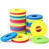 120 Pieces Foam Disc Shooter Flying Foam Disc Toy for Remote Control Robot Toy, Red, Blue, Yellow, Green view 1