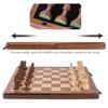 A&A 15" Magnetic Wooden Chess Set, Handmade 3" King Height Staunton Chess Pieces with 2 Extra Queens, Folding Portable Travel Game Set view 3