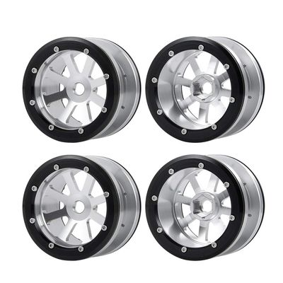 4PCS 1/10 RC Alloy 2.2'' Beadlock Wheel Rim For Axial Wraith RR10 SCX10 II TRX4