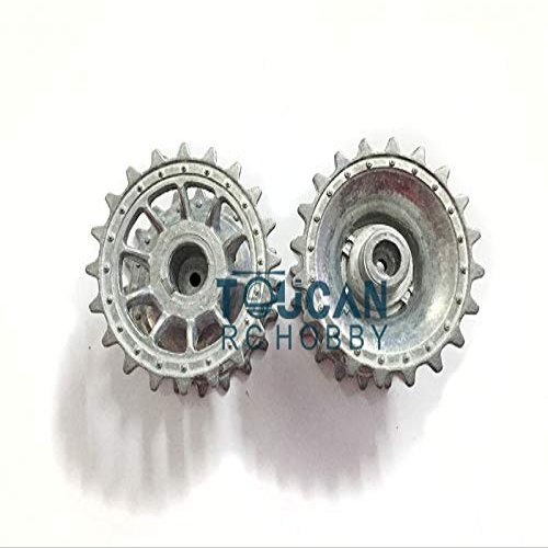 TOUCAN RC HOBBY US in Stock Henglong 1/16 German Tiger I 3818 Panther 3819 RC Tank Metal Sprockets for Adult