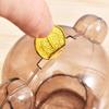 DreamsEden Cute Bear Piggy Bank, Small Plastic Money Coin Box Saving Pot, 5.9''H view 4