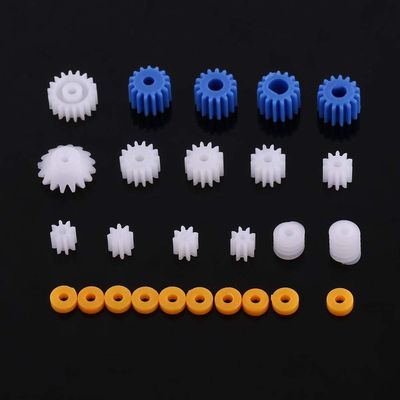 26pcs Plastic Spindle Gears Sleeve Kit 2MM/2.3MM/3MM/3.17MM/4MM for DIY Cars Robots Model Making Accessories