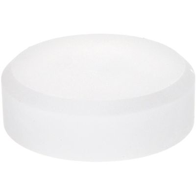 Plymor Frosted Acrylic Beveled Round Display Base, 3" W x 3" D x 1" H, Pack of 3