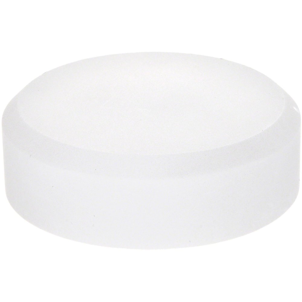 Plymor Frosted Acrylic Beveled Round Display Base, 3" W x 3" D x 1" H, Pack of 3